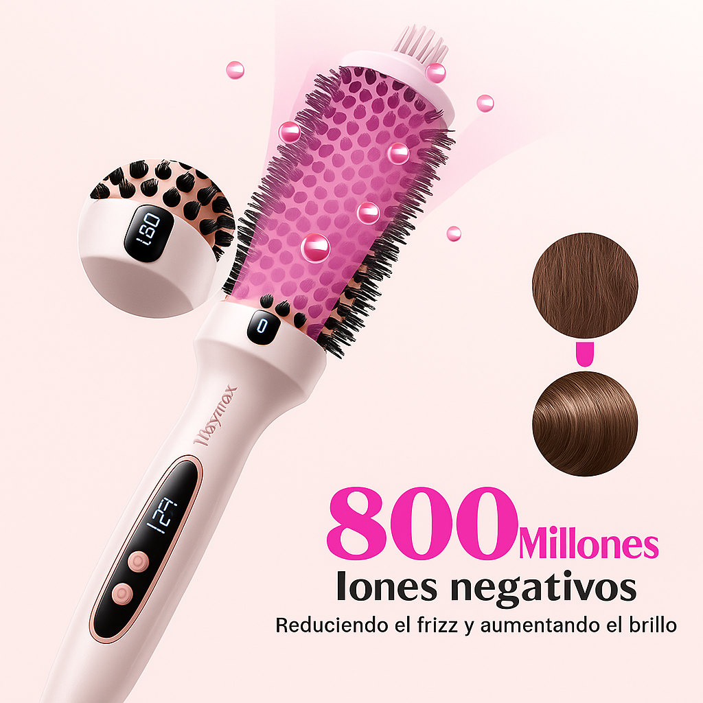 Wavytalk - Cepillo Térmico para Alisar y Ondular el Cabello