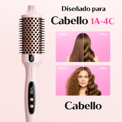 Wavytalk - Cepillo Térmico para Alisar y Ondular el Cabello